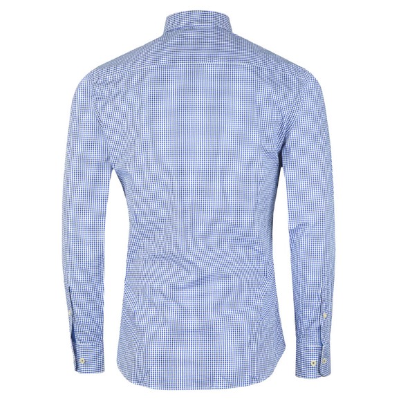 Hackett Mens Blue Mini Check Shirt main image