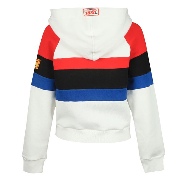 Polo Ralph Lauren Womens White Cropped Graphic Hoody main image