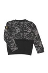 Lyle And Scott Junior Boys Black Camo Block Crew Sweatshirt