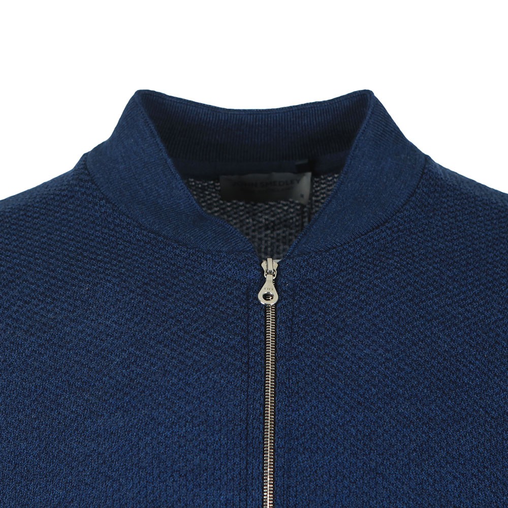 John Smedley 6 Singular Full Zip Jacket Oxygen Clothing