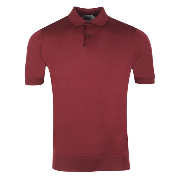 John Smedley Mens Purple Payton Polo Shirt main image