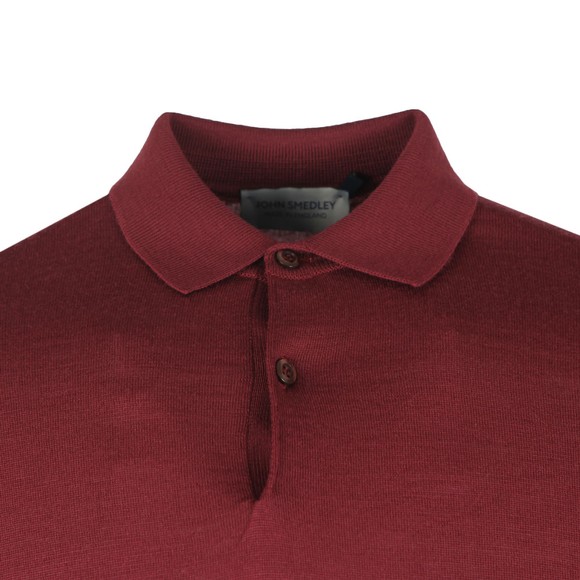 John Smedley Mens Purple Payton Polo Shirt main image