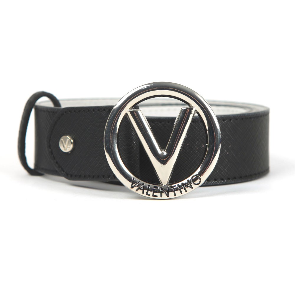 valentino round buckle belt