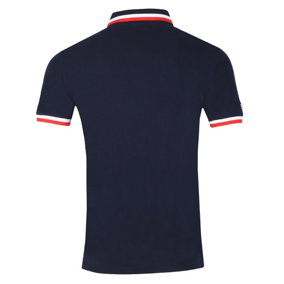 Polo Ralph Lauren Mens Blue Small Logo Coloured Tipped Polo Shirt #3