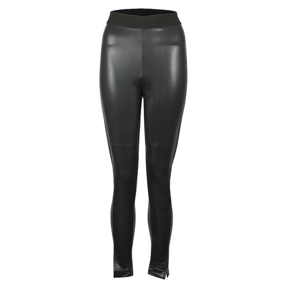 French Connection Womens Black Celina Faux Leather Legging main image