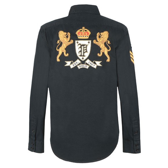 Polo Ralph Lauren Womens Black Crest Military Shirt main image