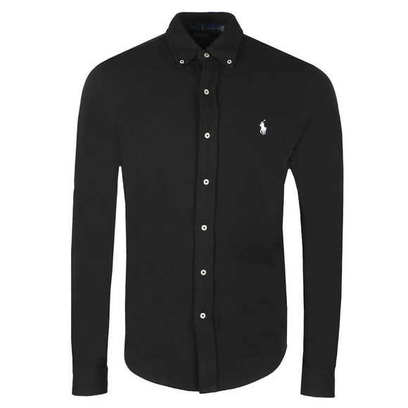 Polo Ralph Lauren Mens Black Featherweight Mesh Shirt main image