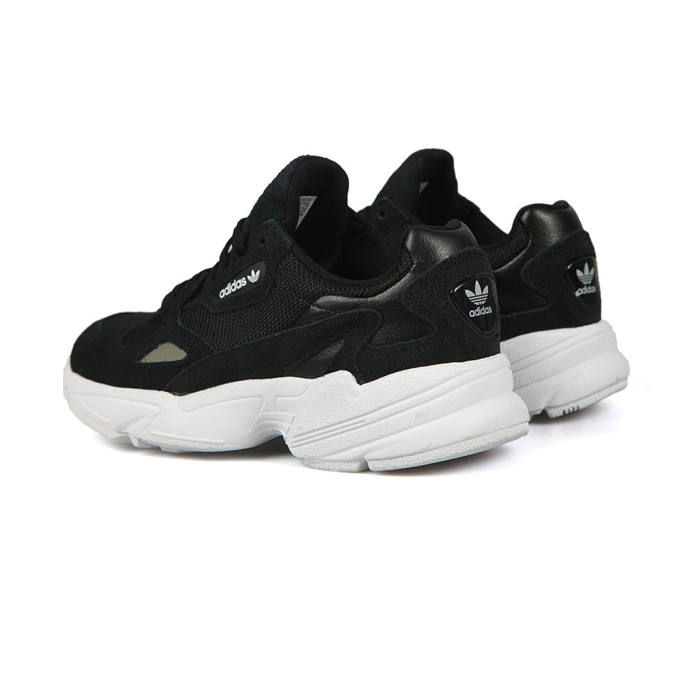 adidas black falcon trainers