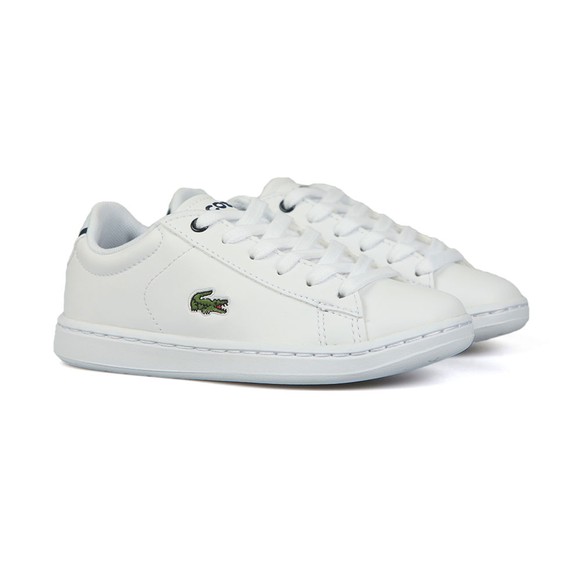 Lacoste Boys White Boys Carnaby Evo Lace Trainer main image