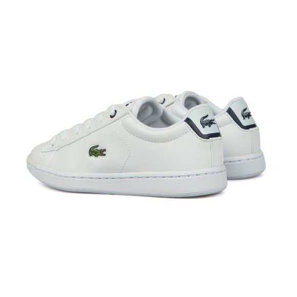 Lacoste Boys White Boys Carnaby Evo Lace Trainer main image