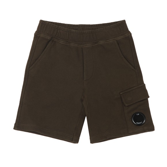 C.P. Company Undersixteen Boys Green Viewfinder Sweat Cargo Short main image