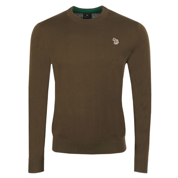 PS Paul Smith Mens Green Crew Neck Jumper #1
