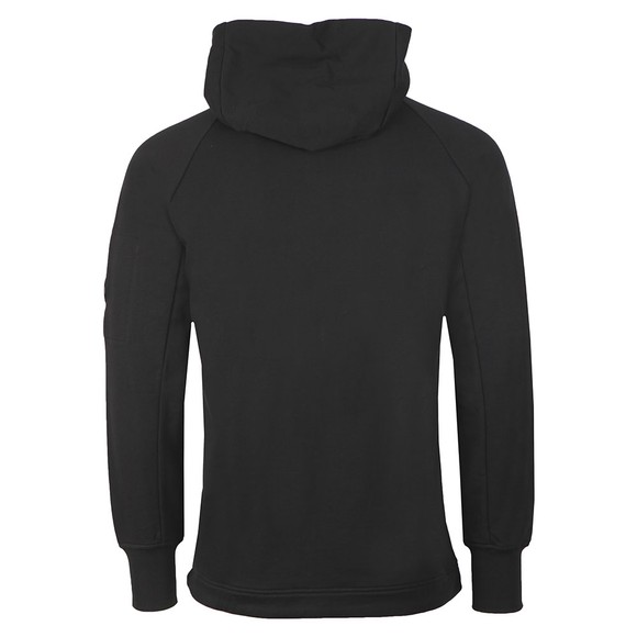 C.P. Company Mens Black Side Zip Overhead Hoody #3