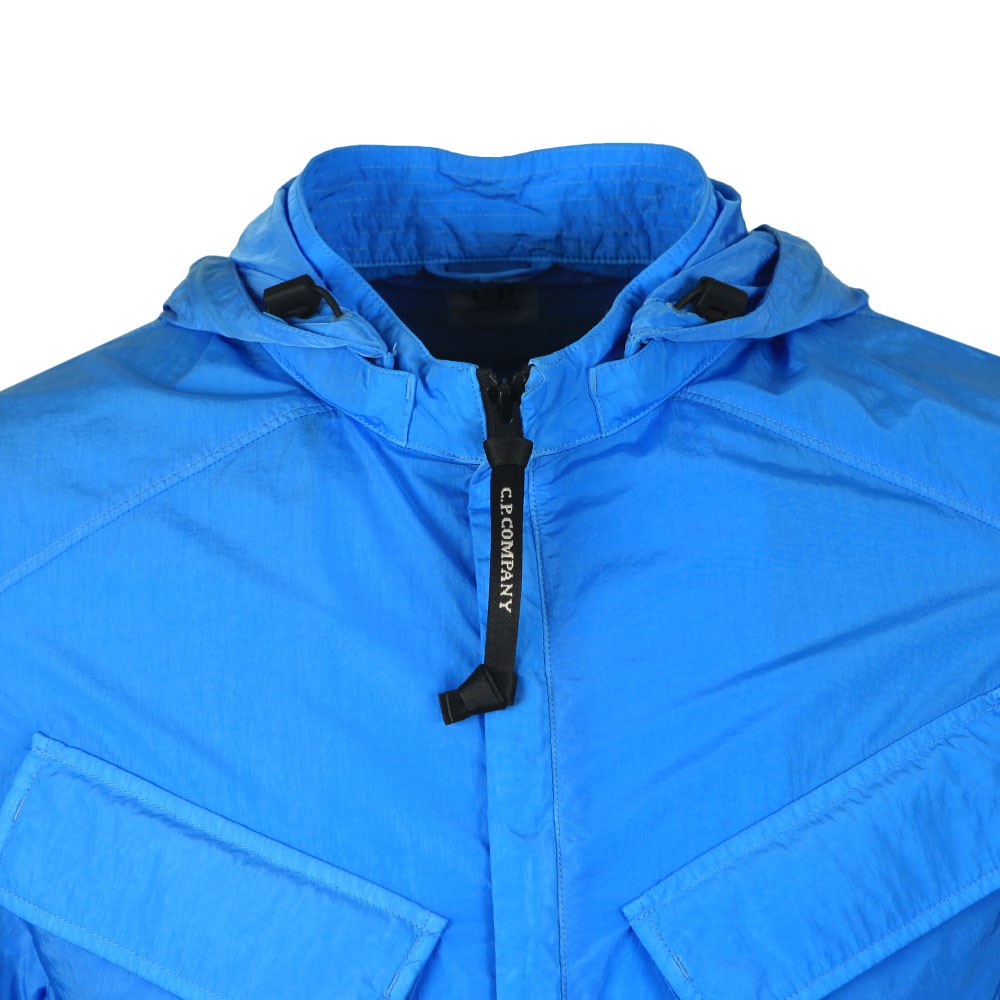 Clothing Cp Company Chrome Overshirt Blue Cp Company Over Shirt