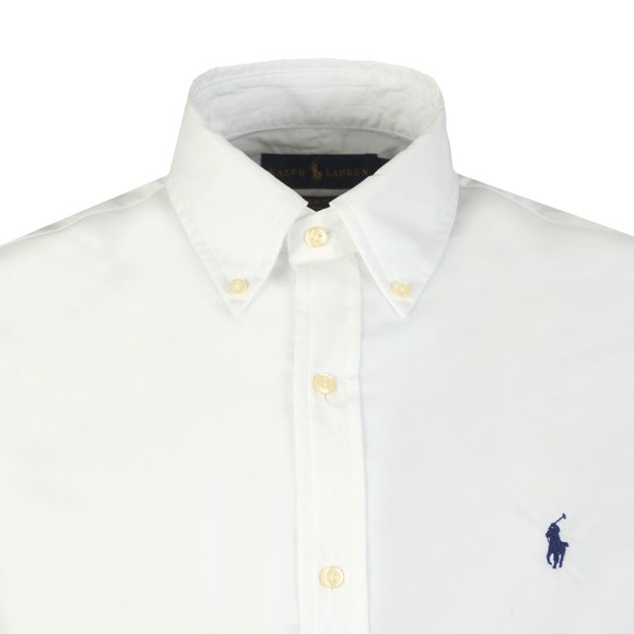 Polo Ralph Lauren Mens White Slim Fit Stretch Button Down Shirt main image