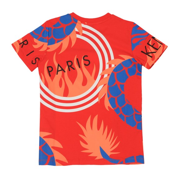 Kenzo Kids Boys Red Dragon Celebration T-Shirt main image