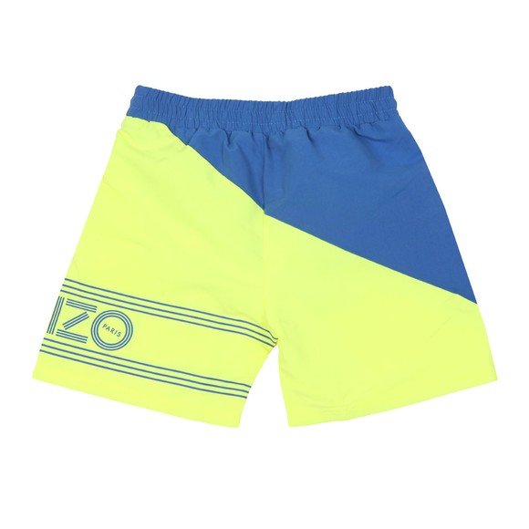 Kenzo Kids Boys Yellow 2 Tone Swim Short main image