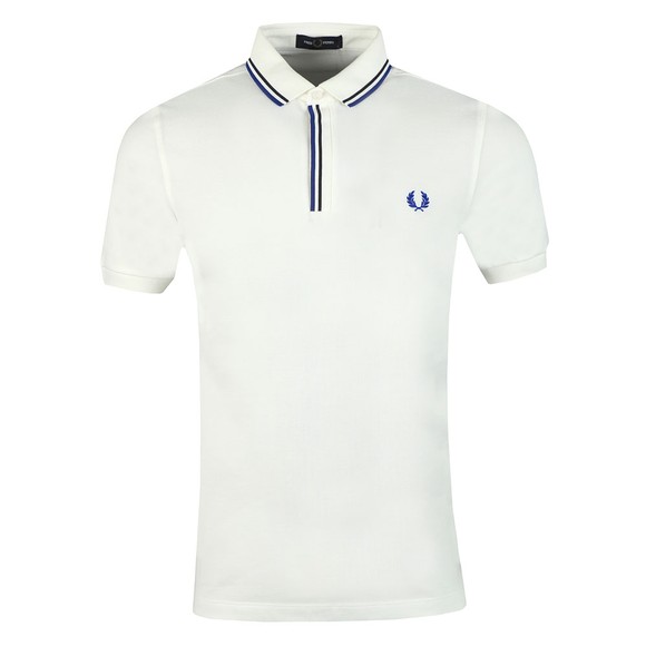 Fred Perry Mens White Tipped Placket Polo #1