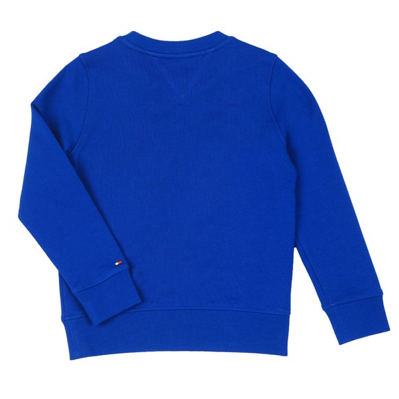 Tommy Hilfiger Kids Boys Blue Essential Crew Neck Sweatshirt main image