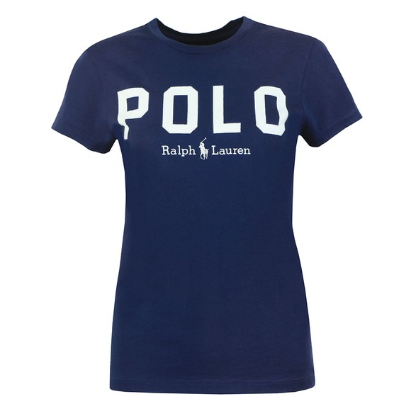 Polo Ralph Lauren Womens Blue Large Polo  Short Sleeve T-Shirt main image