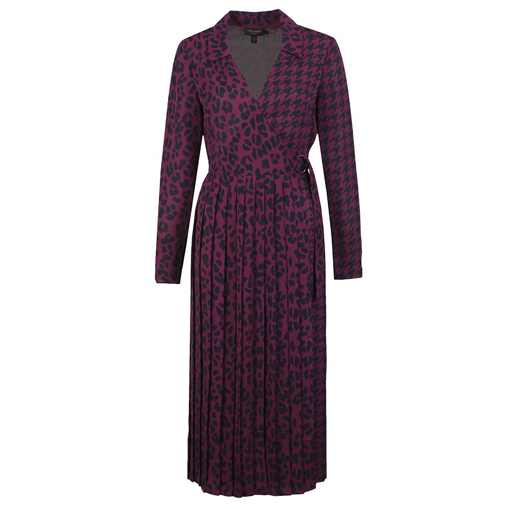 Folita Wilderness Long Sleeve Wrap Dress