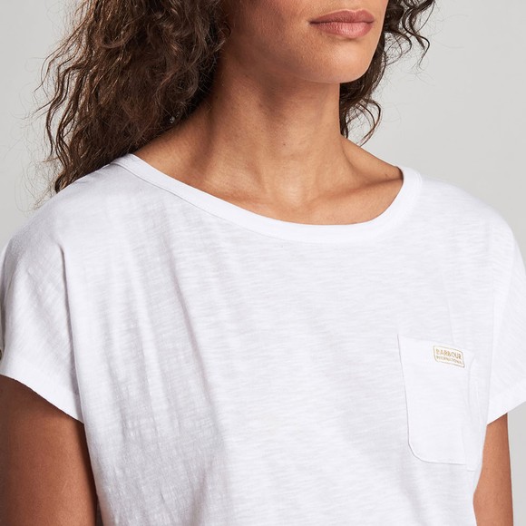 Barbour International Womens White Apex Top #6