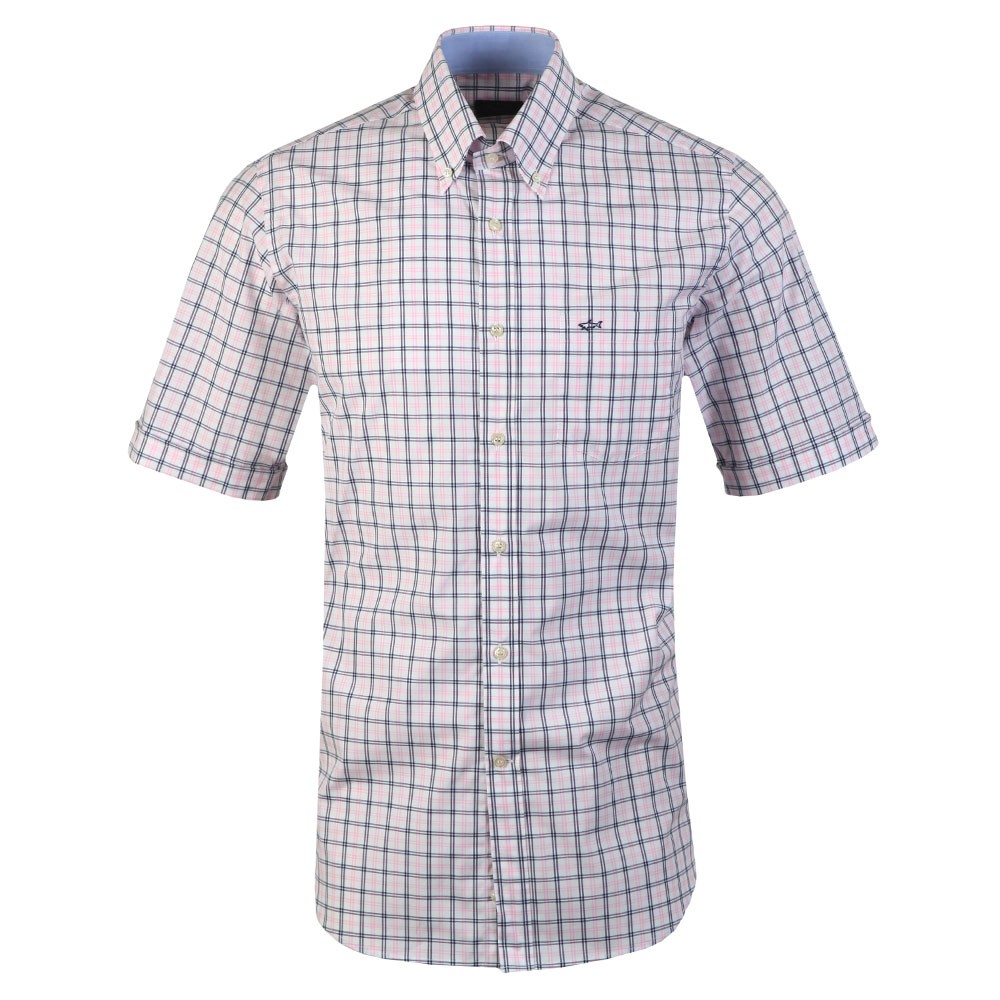 

Check Button Down Short Sleeve Shirt
