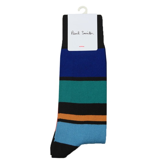 Paul Smith Mens Black Victor Stripe Sock main image