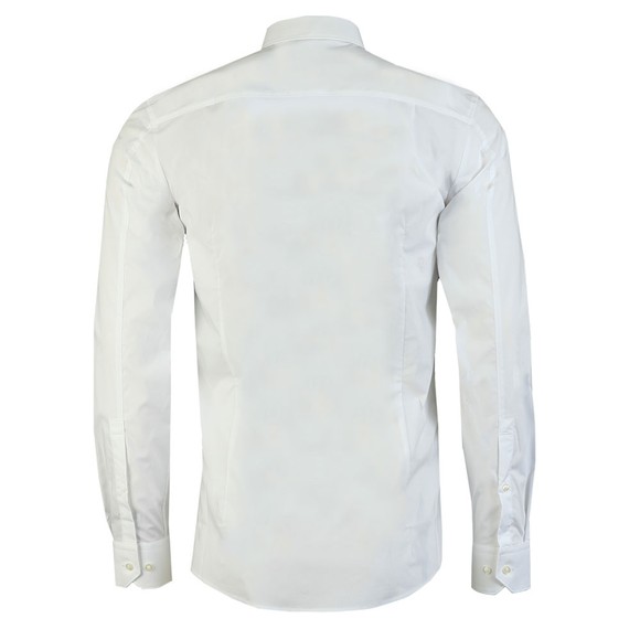 HUGO Mens White Elisha02 Long Sleeve Shirt main image