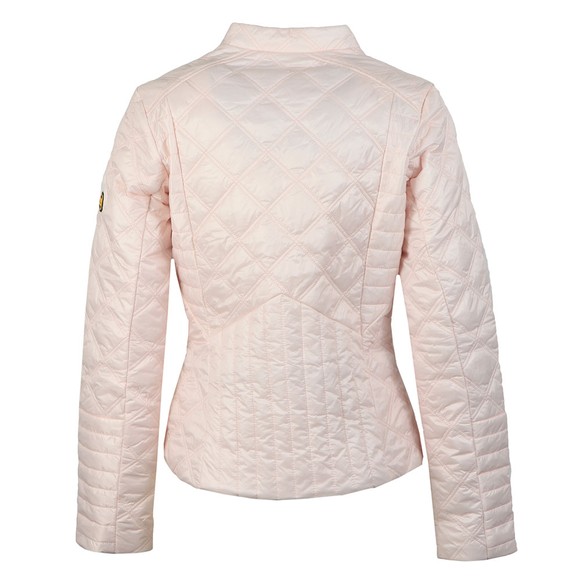 Barbour International Womens Pink Freethrow Quilted Jacket #3