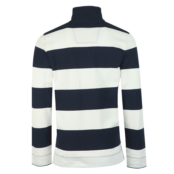 Crew Clothing Company Mens Blue Padstow Pique Sweatshirt main image