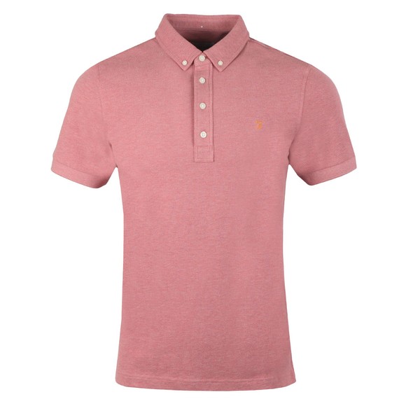 Farah Mens Pink Ricky Polo Shirt main image