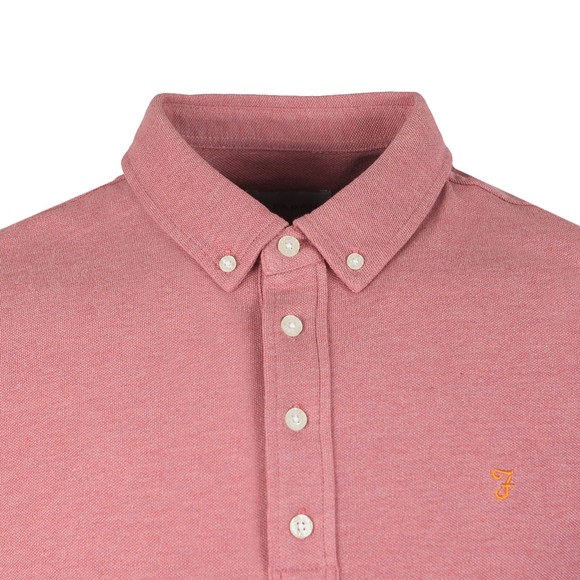 Farah Mens Pink Ricky Polo Shirt main image