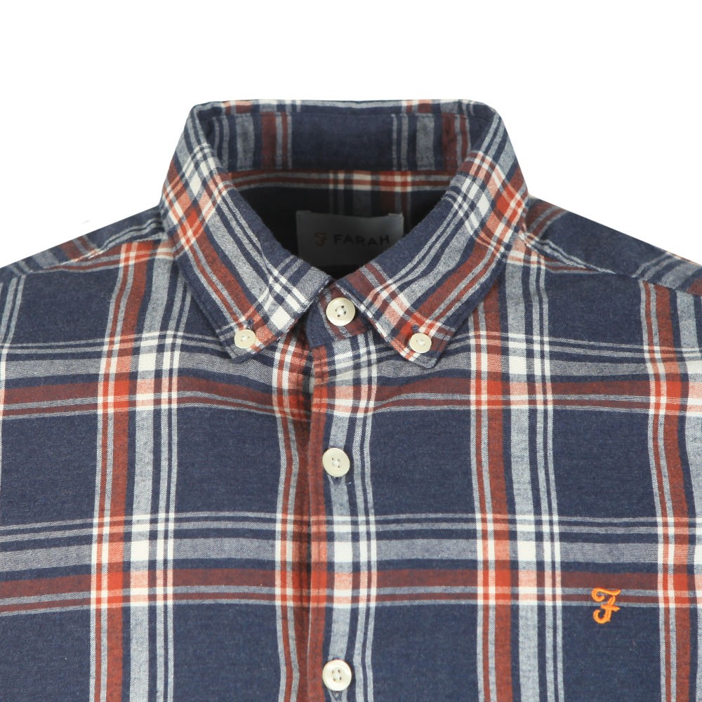 Farah check shirt clearance