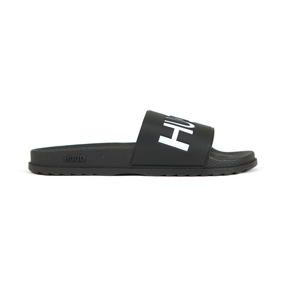 HUGO Mens Black Match Slides main image