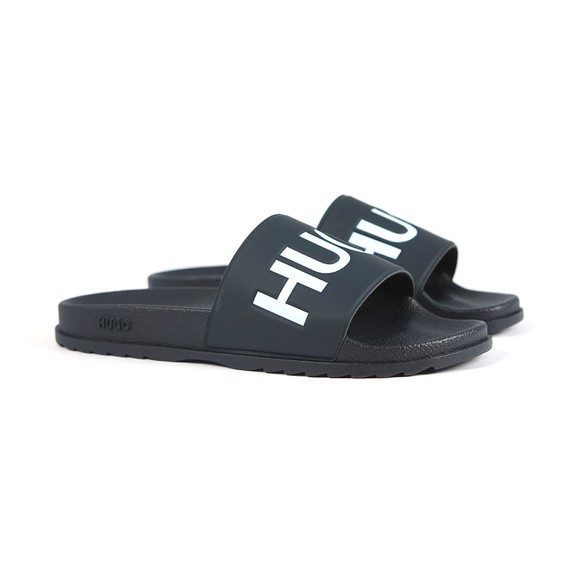 HUGO Mens Blue Match Slides main image