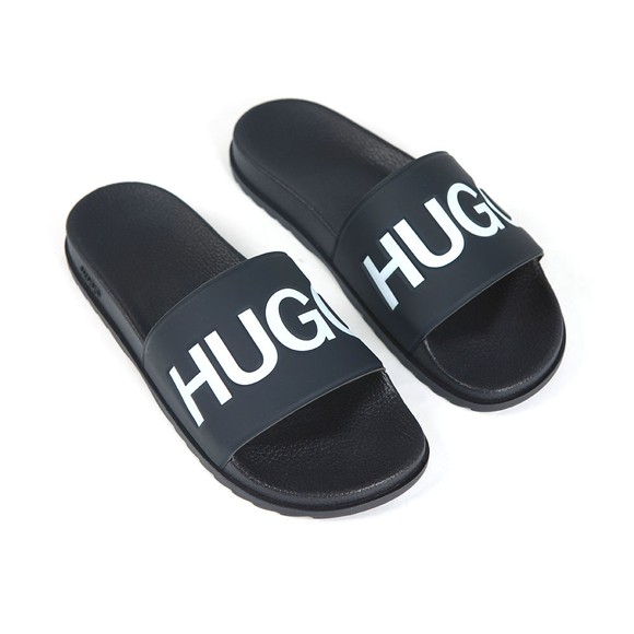 HUGO Mens Blue Match Slides main image