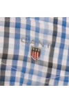 Gant Mens Blue Gant Azure P.S. Sport Poplin LS Small Check Shirt