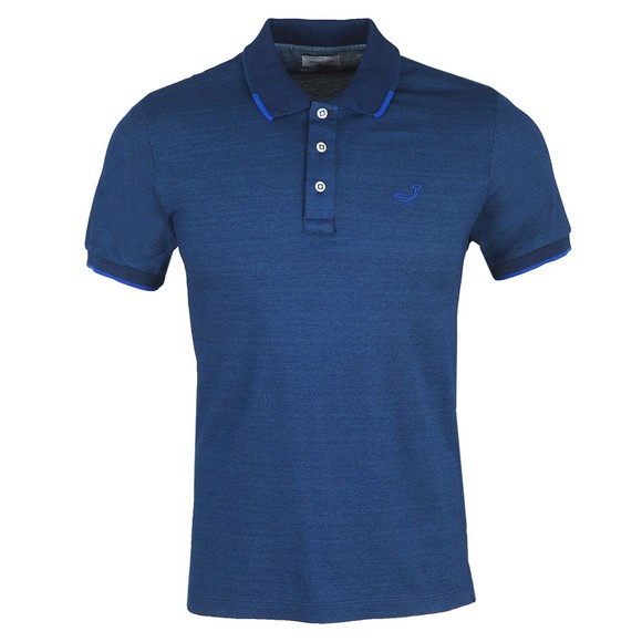 Jacob Cohen Mens Blue Pique Polo Shirt main image