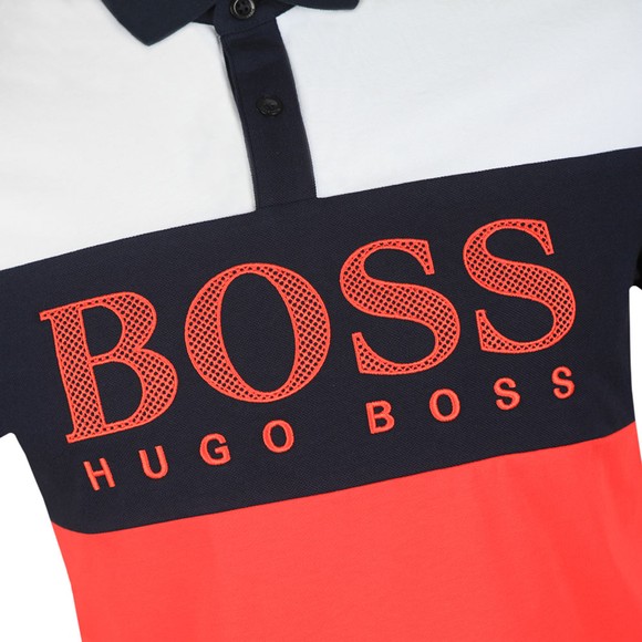 BOSS Mens Blue Athleisure Pavel Polo Shirt #2