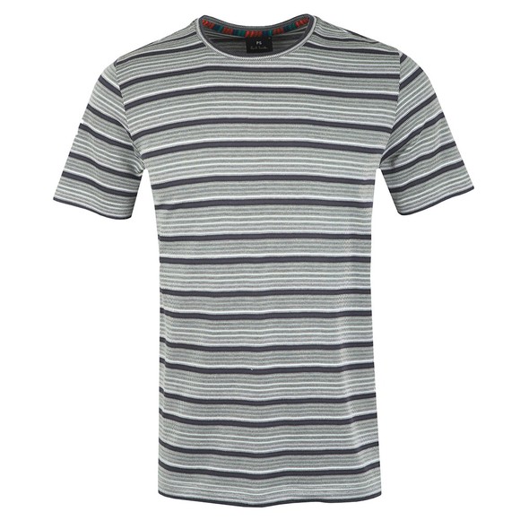 PS Paul Smith Mens Grey Stripe T-Shirt #1
