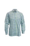 Gant Mens Green Gant Basil Green  P.S. Sport Poplin LS Small Check Shirt