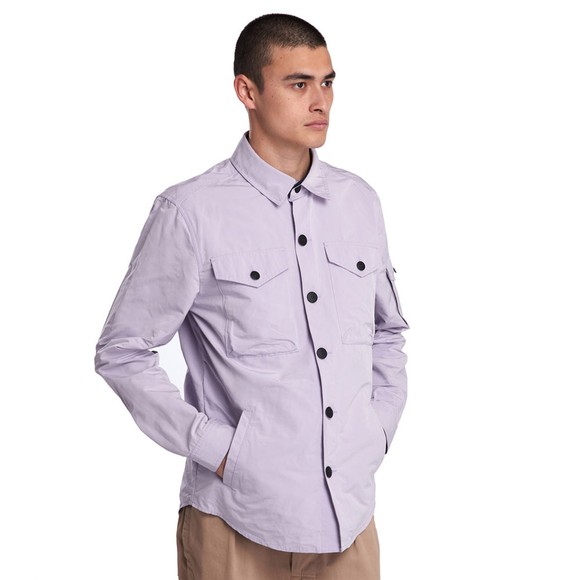 Barbour Beacon Mens Purple Askern Overshirt main image