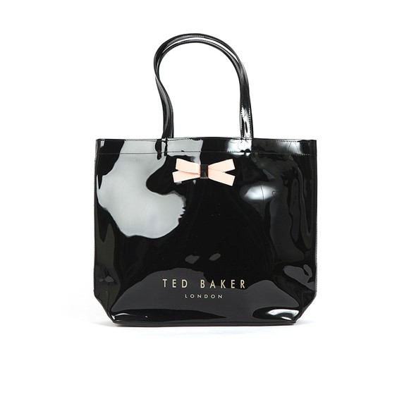 Ted Baker Womens Black Geeocon Bow Detail Small Icon Bag main image