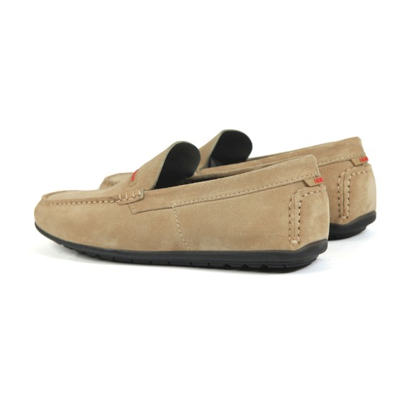 HUGO Mens Off-White Dandy Suede Loafer main image