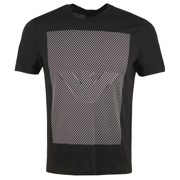 Emporio Armani Mens Black 3H1TB2 Logo T Shirt main image