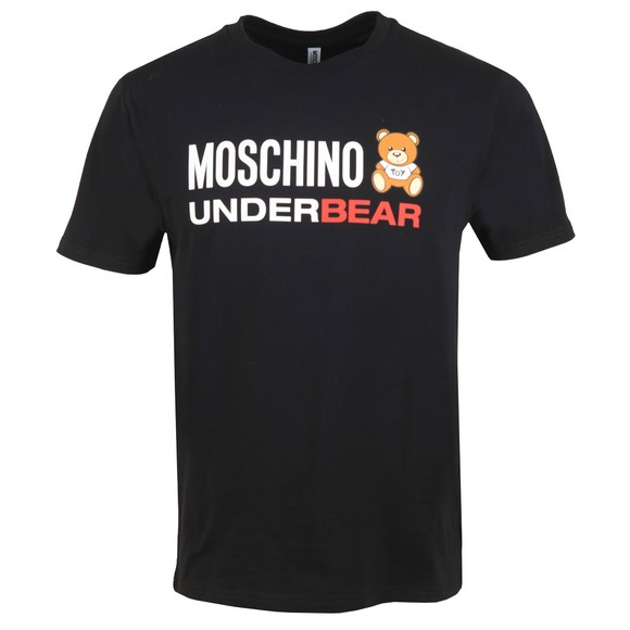 Moschino Mens Black Underbear T Shirt #1