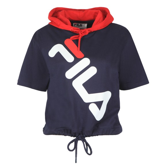 Fila Womens Blue Shea Short Sleeve Hoody main image