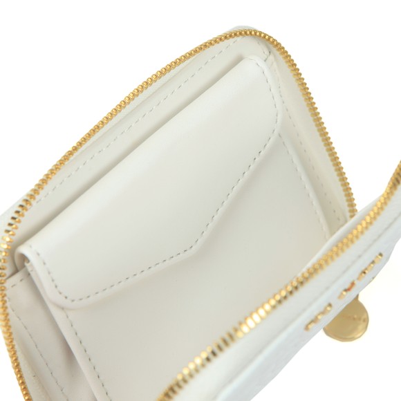 Ted Baker Womens White Stamoo Exotic Effect Zip Around Mini Purse #4