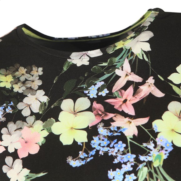 Ted Baker Womens Black Aliey Pergola Printed T-Shirt #2